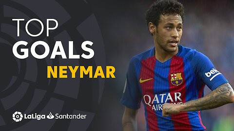 Top 10 impossible gaols by neymar jr in La Liga❤‍🔥🔥