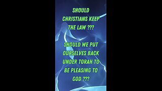 Are Christian’s under the law ? Are we called to observe Torah ? What does the bible say ?