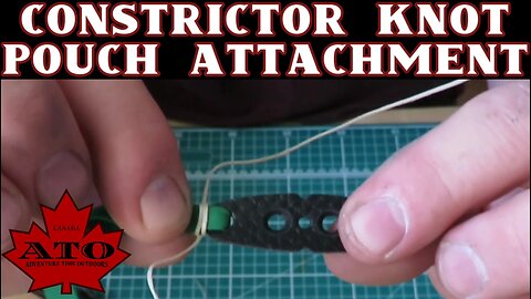 Constrictor Knot Pouch Attachment Tutorial