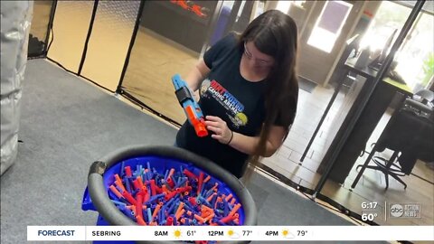 Dart World, Lakeland's new Nerf battle arena, is frenzied affordable fun for the whole family