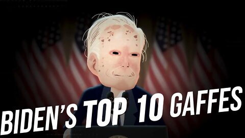 Top 10 Joe Biden Gaffes. Animated Memes of actual quotes with real audio Compilation Volume One