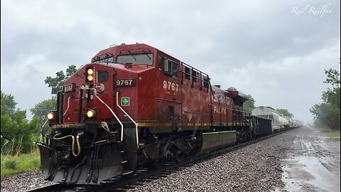 Heavy Rain, Crazy Humidity, Canada Power and BNSF - Hinckley Sub