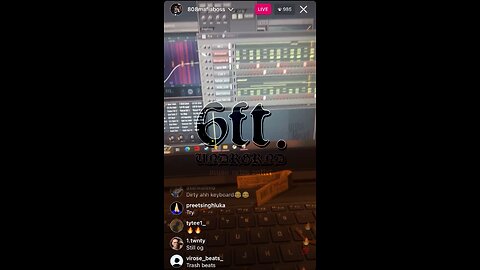 808 Mafia on instagram Live 05/08/23 Previewing instrumental (808mafiaboss)