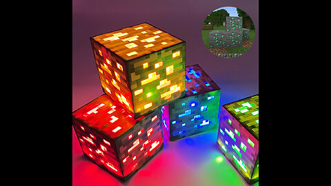 Minecraft ore block light