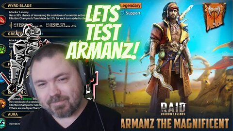 RAID Shadow Legends - Let’s Test Armanz the Magnificent!! FULL GUIDE!!
