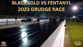 BlackGold Nitrous Camaro VS Fentanyl Nitrous Mustang Grudge Race