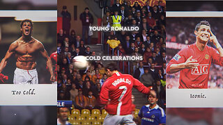 young Ronaldo - cold celebrations