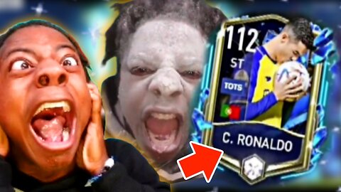 IShowSpeed Opens up Fifa Mobile Pack😂😂 | (**Gets Pack Tots Ronaldo**😱😱 & Goes White)😂😂