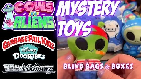 Mystery Blind Bags Unboxed [Live Stream] #3: Cows Vs Aliens | Disney Doorables | Weiss Schwarz