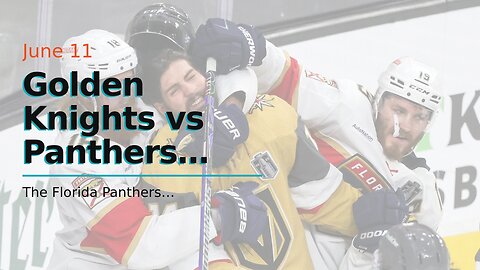 Golden Knights vs Panthers Game 4 Odds, Picks, and Predictions: Marchessault Stays Hot In Sunri...