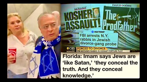 Imam Says Jews Are Like Satan CrowdStrike Jewish Divorce Gang Jews At Olympics Prove Him Right