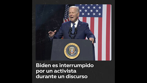 Biden responde a un activista climático que interrumpió su discurso en Arizona