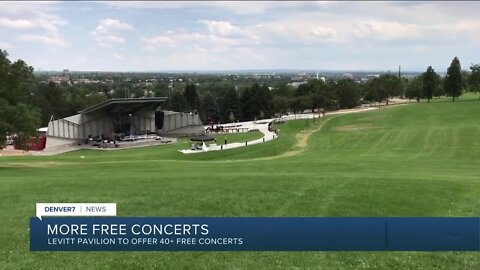 Levitt Pavilion announcing more free concerts