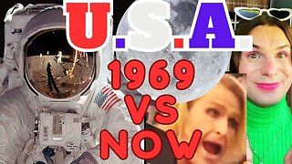 MA’AM ON THE MOON - U.S.A. 1969 VS NOW