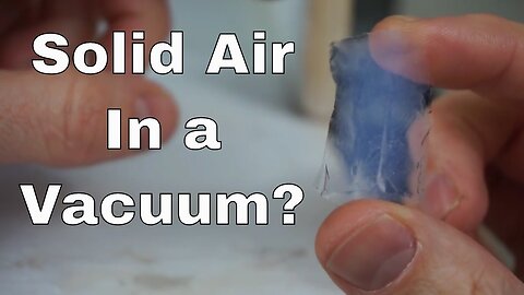 What Happens When You Put Aerogel In A Vacuum Chamber And Hydraulic Press?