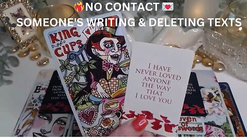 ❤️‍🔥NO CONTACT 💌📞SOMEONE'S WRITING & DELETING TEXTS STRUGGLE TO CONNECT🥺DON'T GIVE UP ON US✨💖LOVE ✨