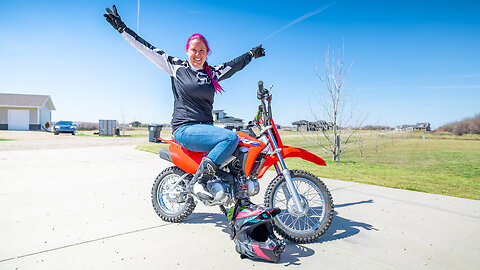 Surprising My Wife With A Brand New Pit Bike!