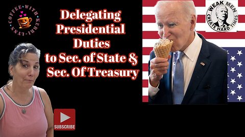The 25th Amendment! Biden delegating Presidential Duties to Cabinet Members