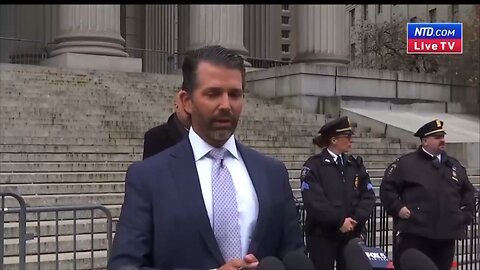 Don Jr statement outside courthouse