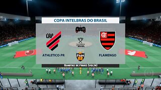 Copa Do brasil 2022 - Athletico PR x Flamengo | Quartas de finais (Volta) | FIFA 22 SIMULAÇÃO