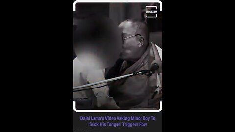 Dalai Lama video went viral kissing a child on his lips and then asking him to "suck his tongue