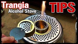 Trangia Alcohol Stove Tips