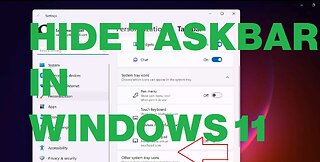 How to Hide the Taskbar in Windows 11 - Free Up Screen Space!