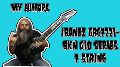 My Guitars Ibanez Grg7221 Bkn Gio Series 7 String