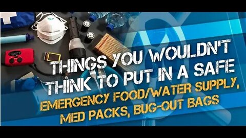 Storing Food and Medical Supplies