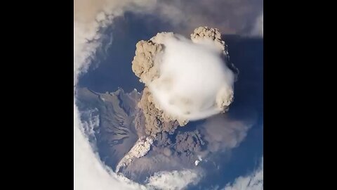 MASSIVE VOLCANIC ERUPTION!! "" FROM SPACE"" BY NASA.