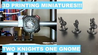 Two Knights One Gnome | 3D Printing Minis