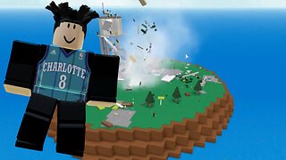Surviving in Roblox Natural Disaster Survival