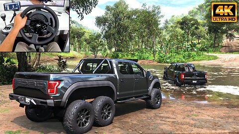 Ford F-250 Super Duty & Nissan Titan ｜ OFFROAD CONVOY ｜ Forza Horizon 5｜Thrustmaster T300RS