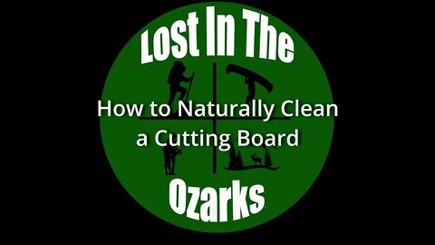 Naturally Clean A Cutting Board