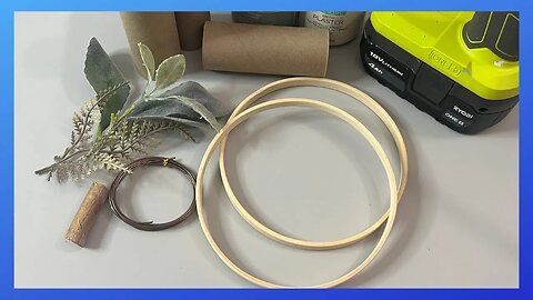 Bamboo Ring Pumpkin DIY || Using Rings From Dollar Tree & Toilet Paper Rolls || Just 1 Easy Craft