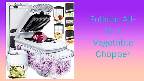 Fullstar All-in-1 Vegetable Chopper, Mandoline Slicer