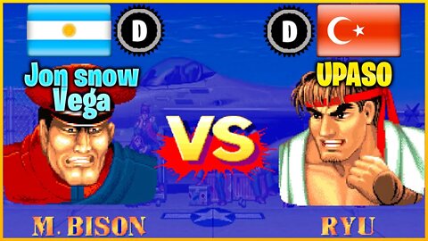 Street Fighter II' Champion Edition Jon snow Vega Vs UPASO Argentina Vs Turkey