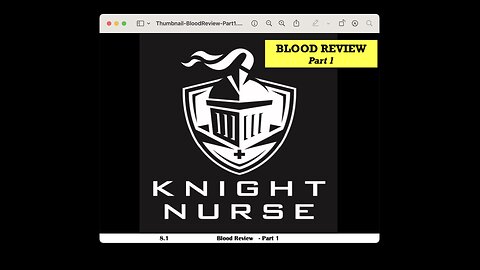 Blood Review - Part 1