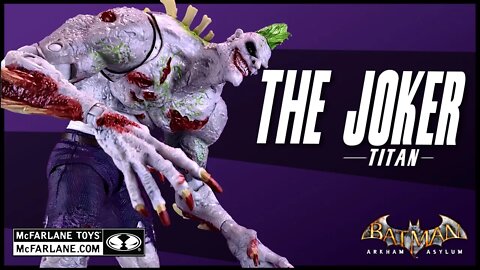 McFarlane Toys DC Multiverse Arkham Asylum The Joker Titan MegaFig @The Review Spot