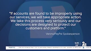 Venmo accounts frozen, users disagree