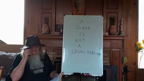 A SLAVE IS NOT A LEGAL PERSON