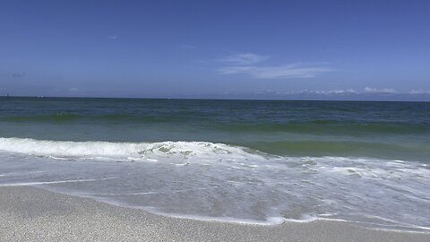 Wave ASMR on Big Marco Island, FL (Widescreen) #Waves #ASMR #GulfOfMexico #MarcoIsland #4K #HDR