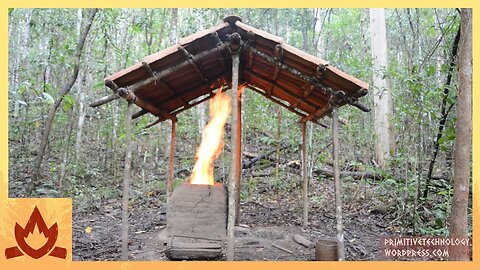 Primitive Technology- Barrel Tiled Shed