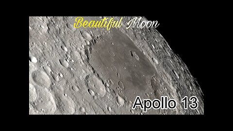 Apollo 13 view of the Moon -4K- NASA