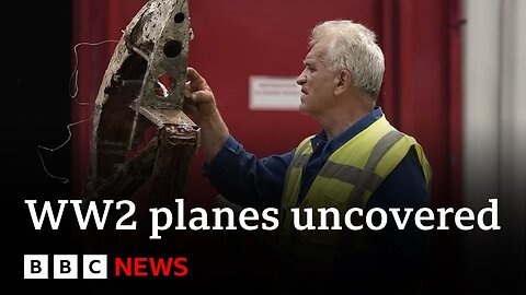 Ukraine finds British WW2 Hurricane planes outside Kyiv - BBC News