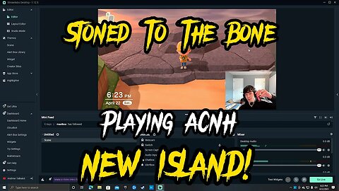 Playing ACNH On A New Island | Stoned Lets Play | (Come Chill W/ Me)