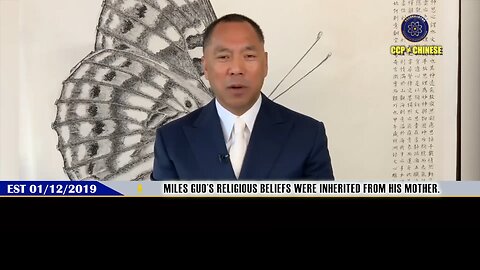 2019.01.12.MilesLive： : 💥 Miles Guo's religious beliefs were inherited from his mother