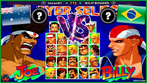 Real Bout Fatal Fury 2: The Newcomers (imran87 Vs. BILIY BOGARD) [Australia Vs. Brazil]