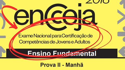 📗 [RESOLUÇÃO DA PROVA] - Matemática - ENCCEJA 2018 - Ensino Fundamental