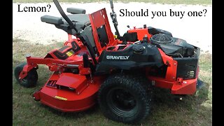 Gravely ZTR mower fatal flaw